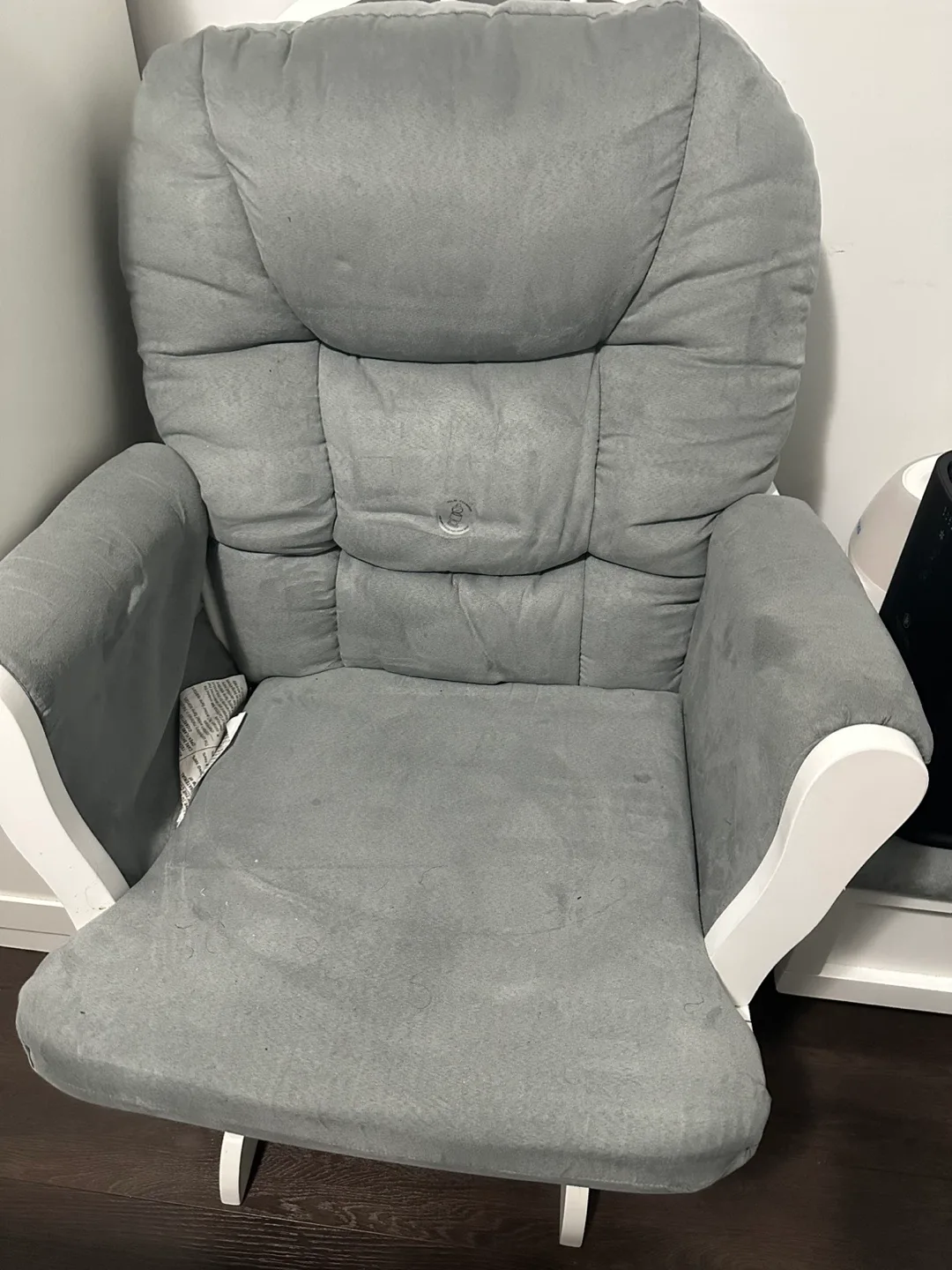 Grey Glider Rocking Chair