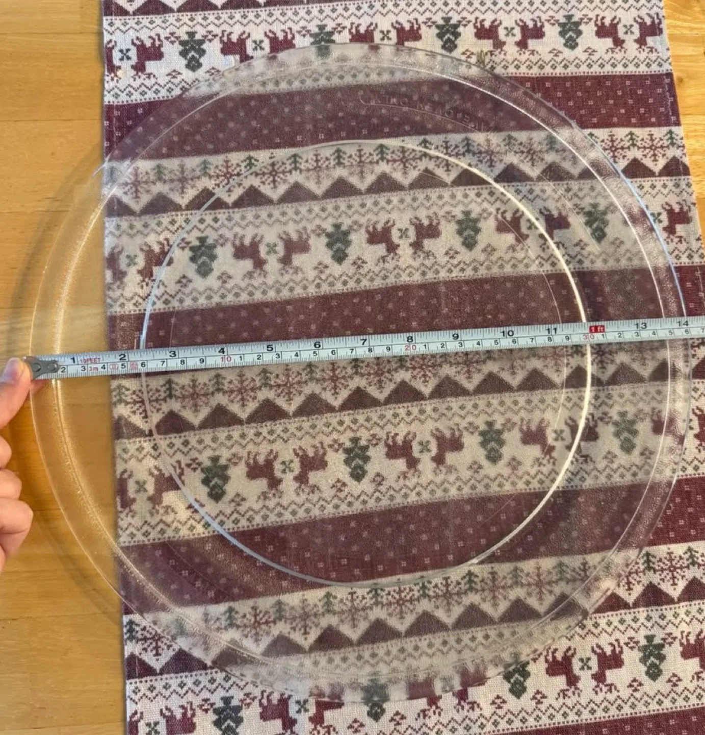 Microwave Glass Plate - 14 inch #Cleanout