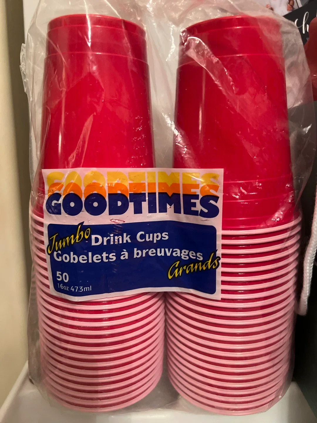 Goodtimes Jumbo Drink Cups - 50 Cups