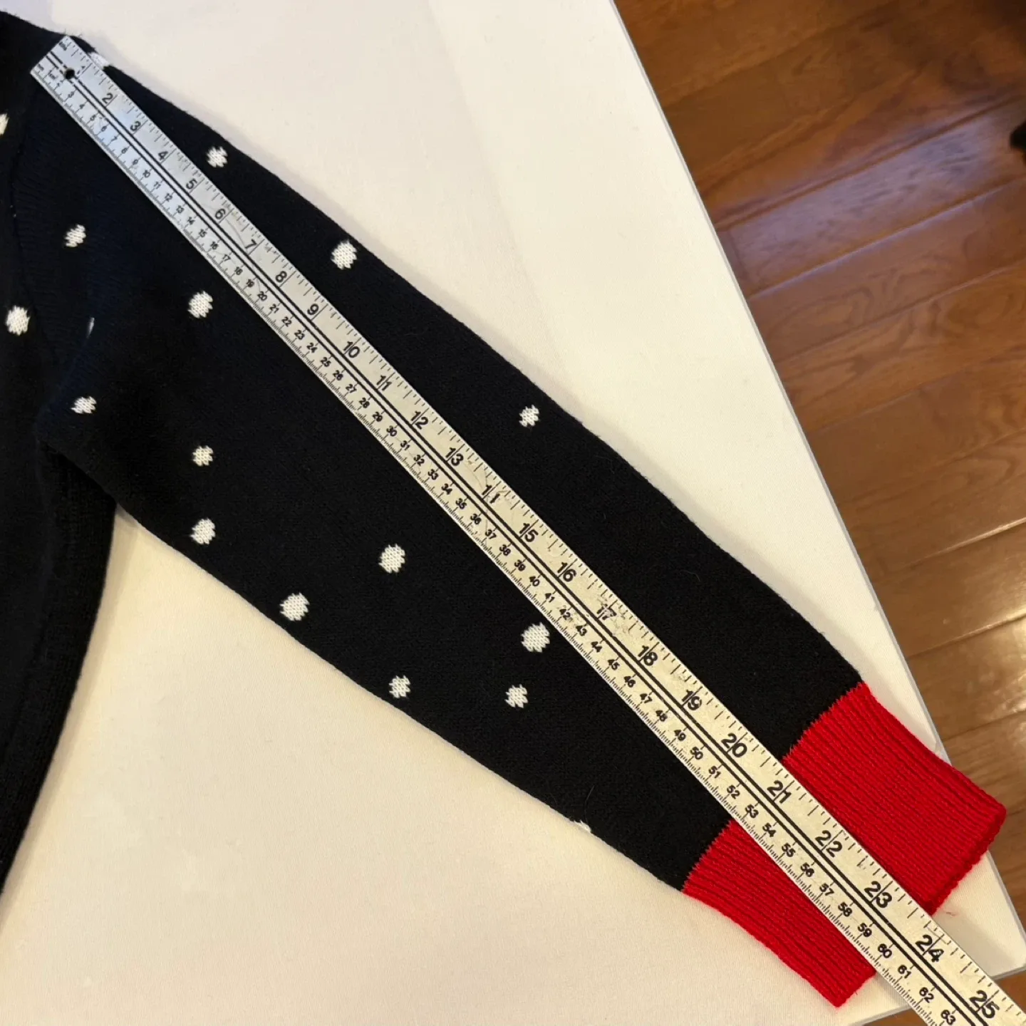 George Black Dashing Through The Snow Sequin Dachshund Sweater image indicator(9)