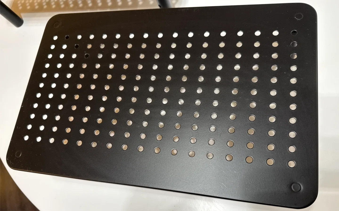 Black Metal Monitor Stand