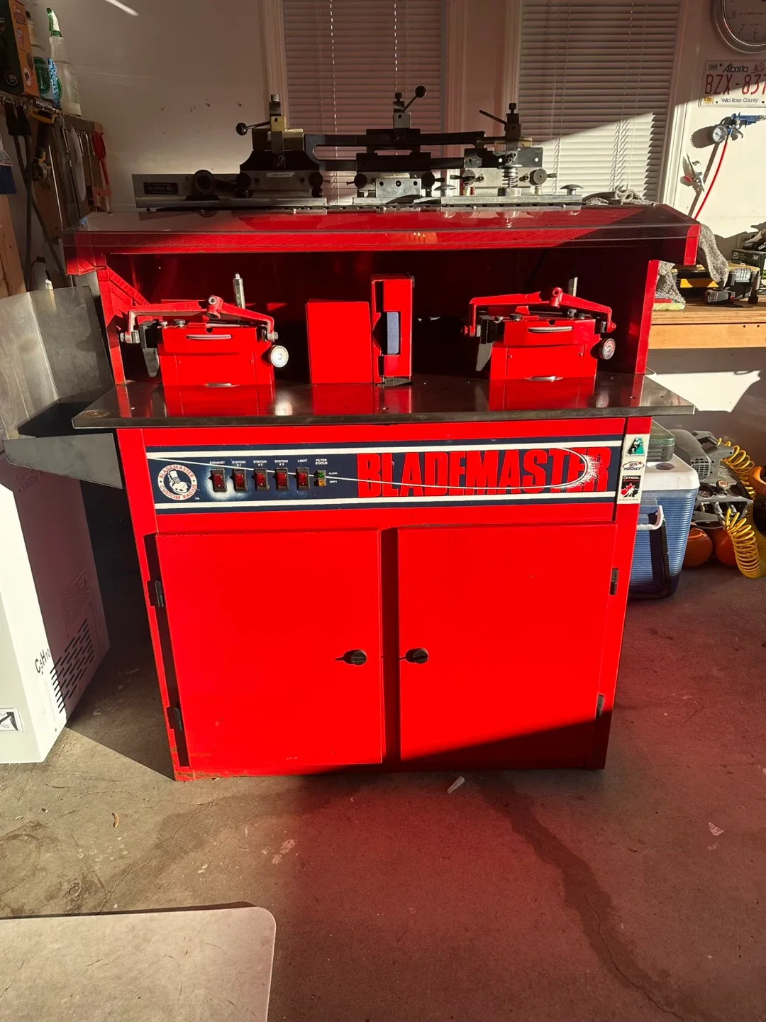 Blademaster Triple Head Skate Sharpening Machine