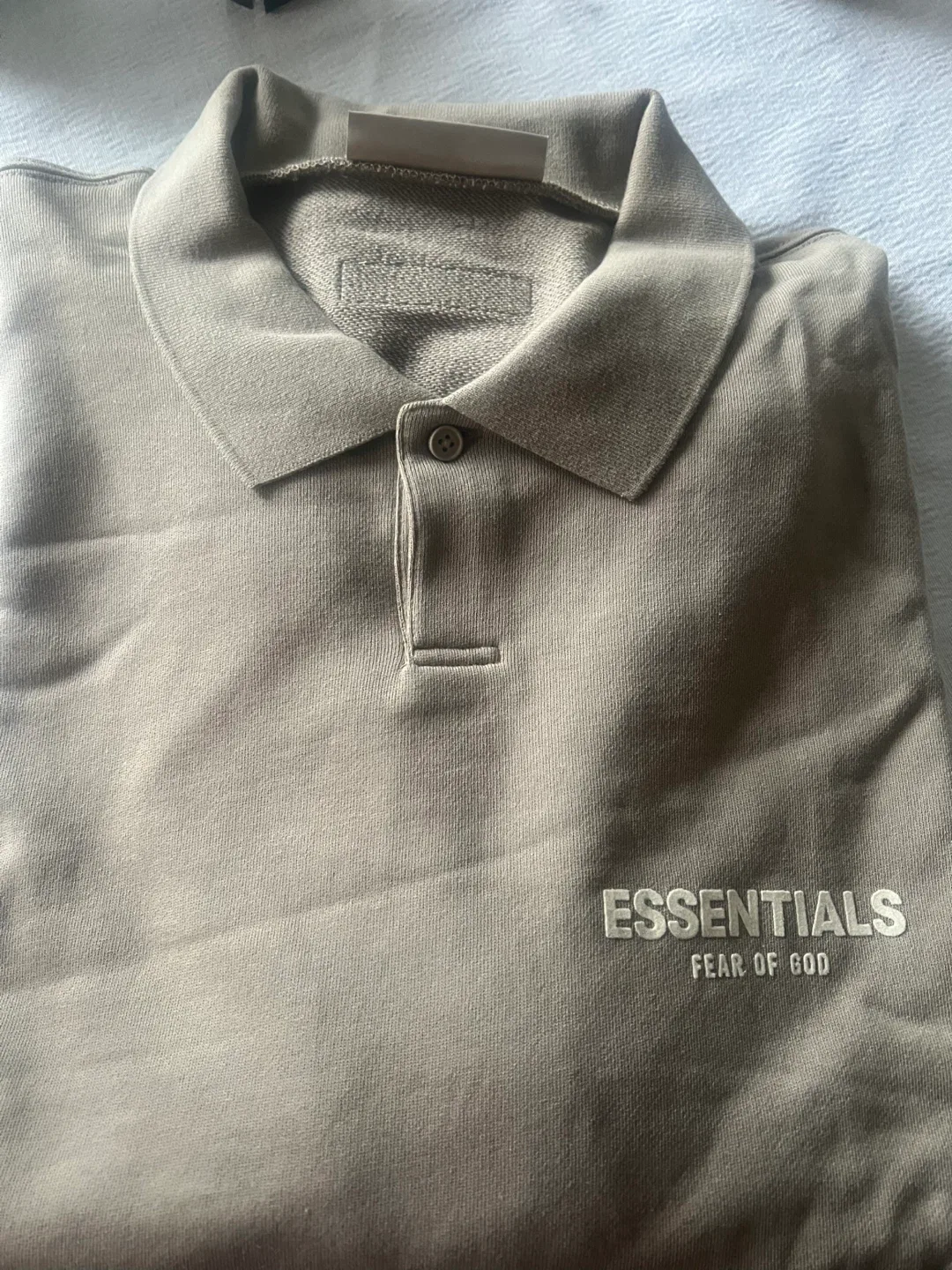 Essentials Fear of God collared sweat Shirt