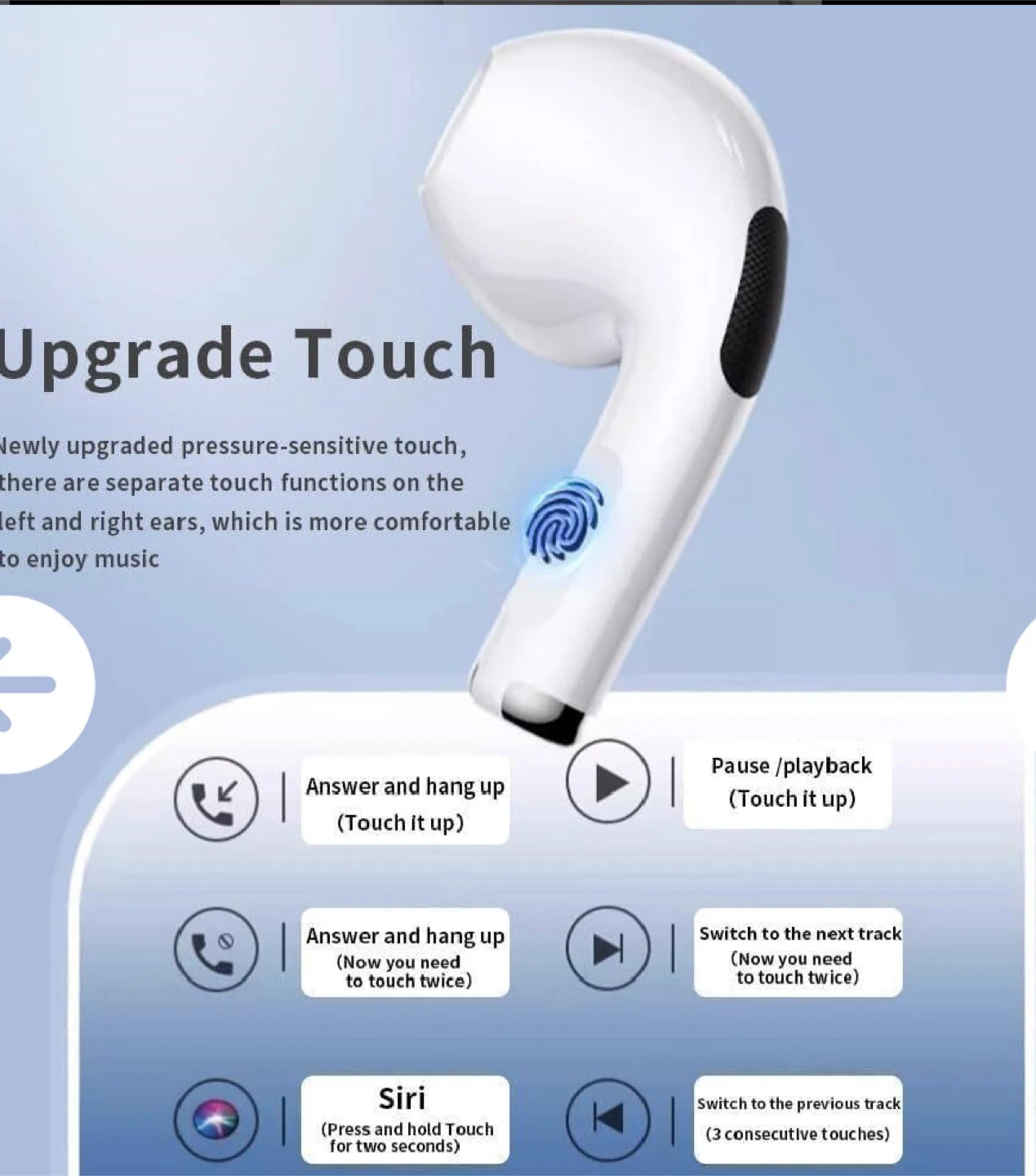 White Wireless Earbuds - New in Box - photo 3