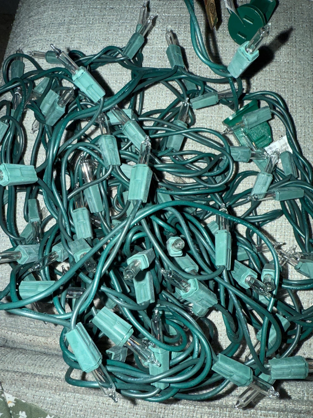 #cleanout Christmas String Lights - photo 2