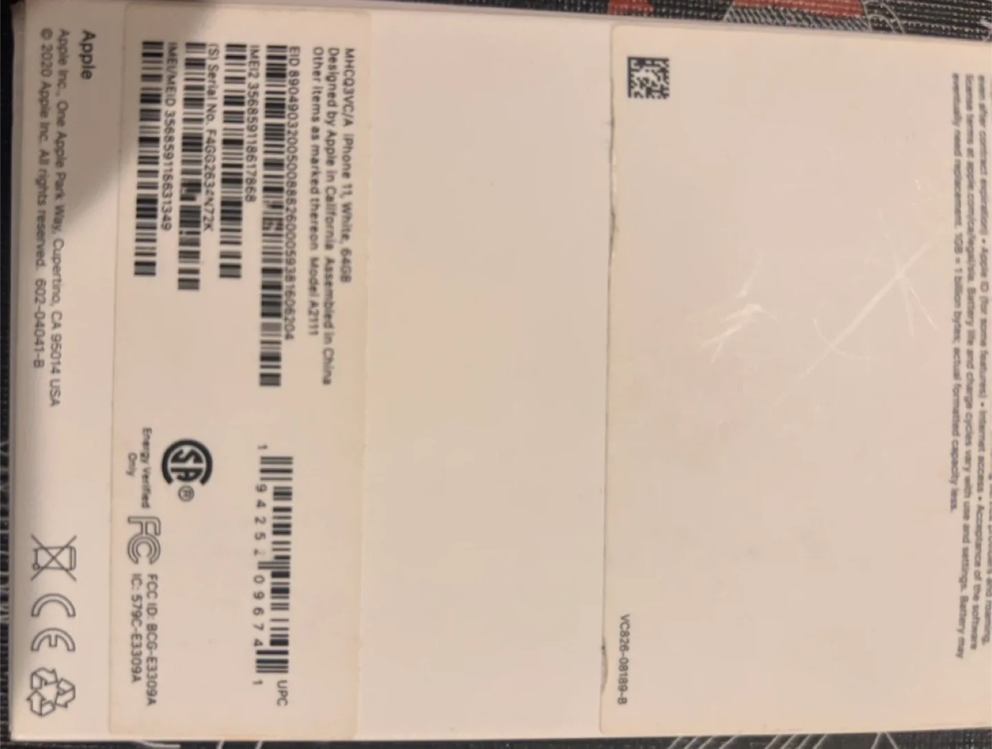 Apple iPhone 11 White 64GB