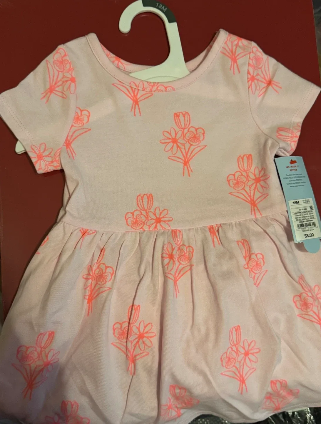 New 18M Cat & Jack Girls Toddler Dress -  #cleanout