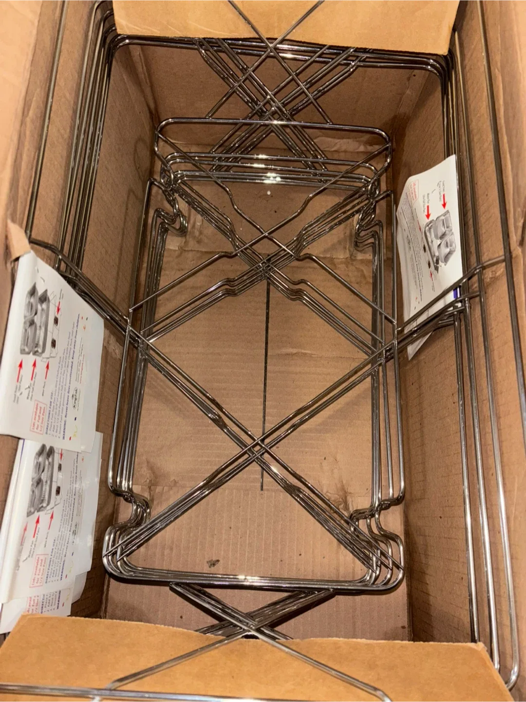 New Chrome Stacking Shelf Rack