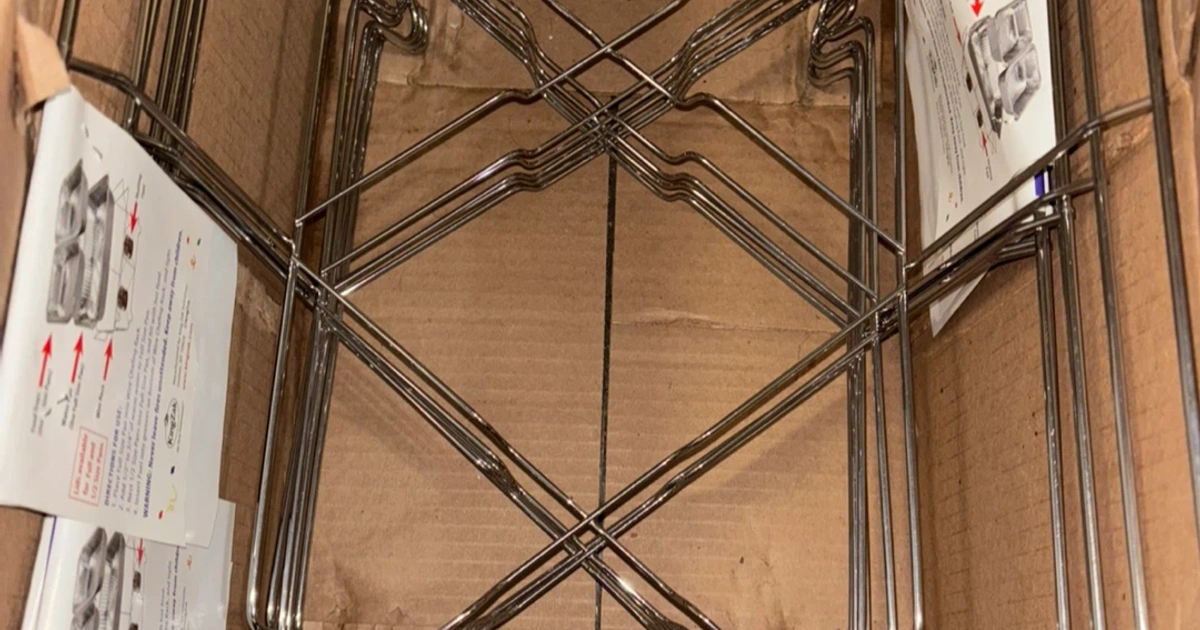 Gcp Racks New Chrome Stacking Shelf Rack | Karrot