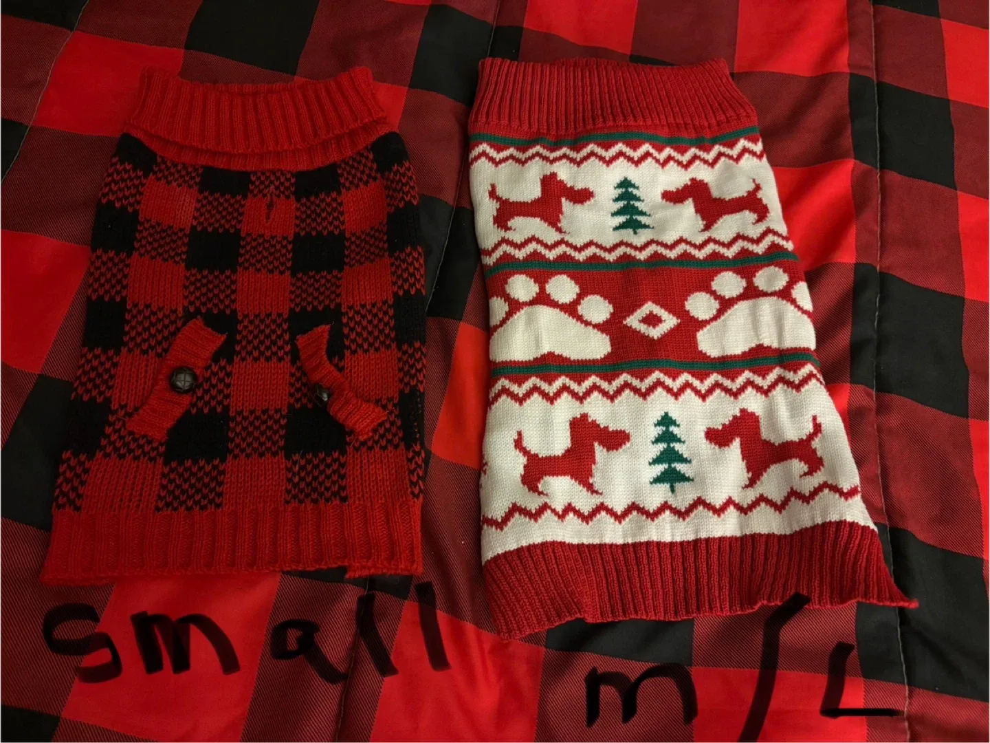 Dog Sweaters - Small & M/L $5 each