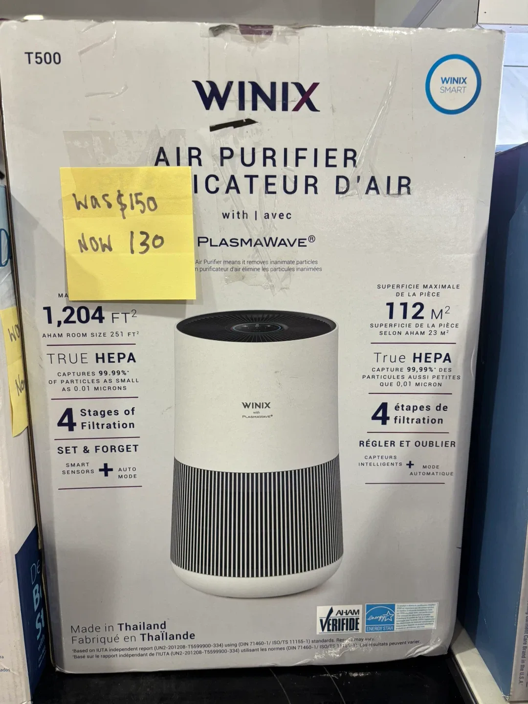 Winix T500 Air Purifier - Like New!