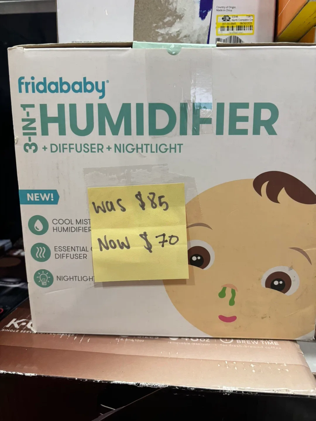 Fridababy 3-in-1 Humidifier + Diffuser + Nightlight
