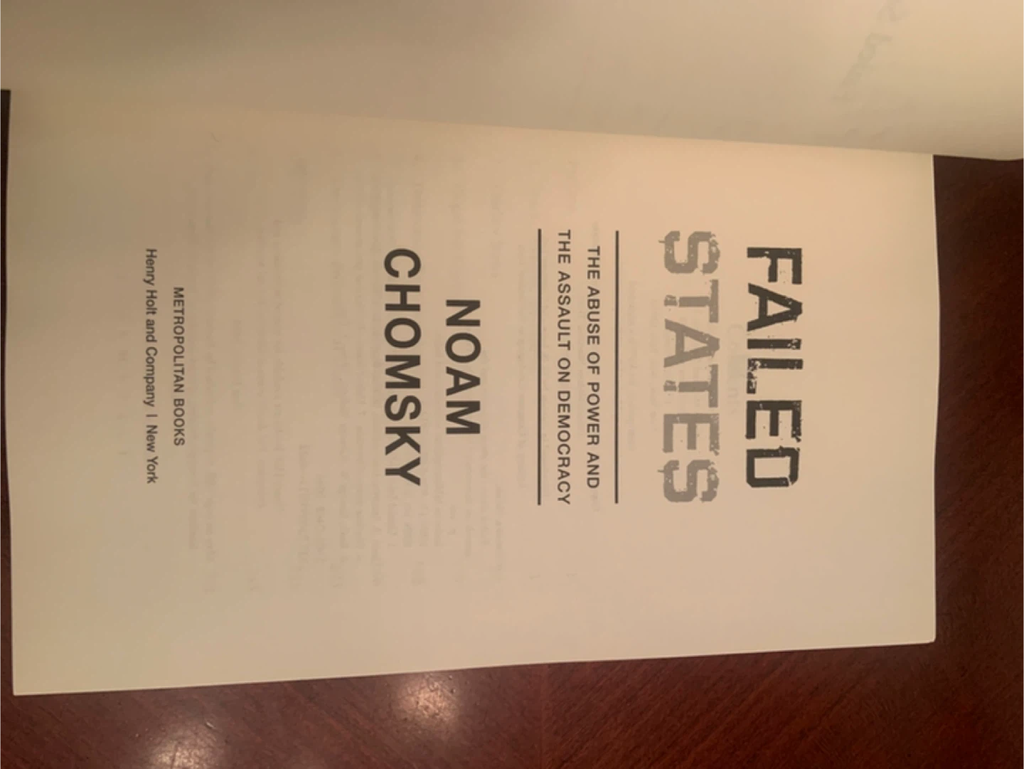 Failed States by Noam Chomsky - photo 4
