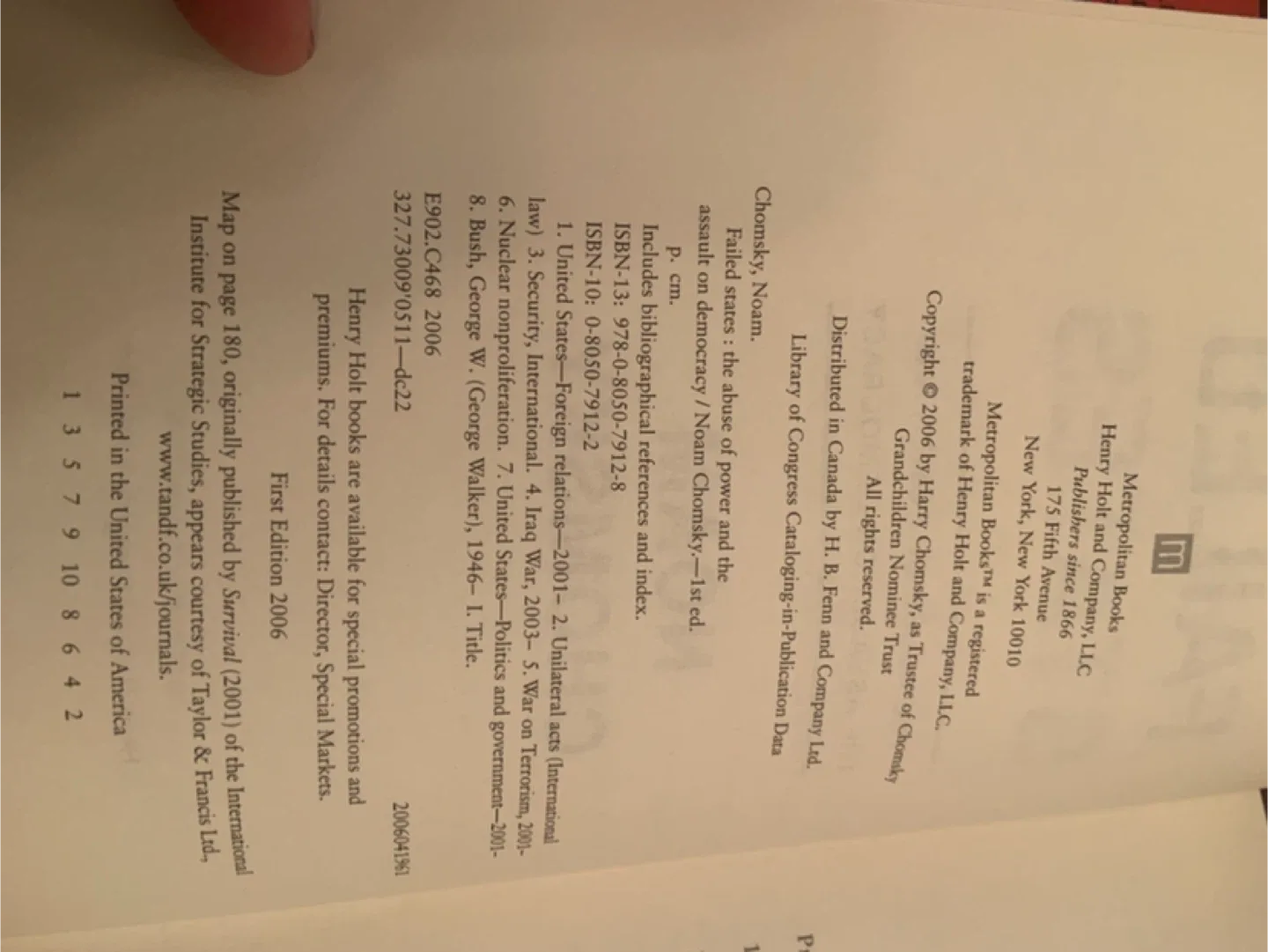 Failed States by Noam Chomsky image indicator(5)