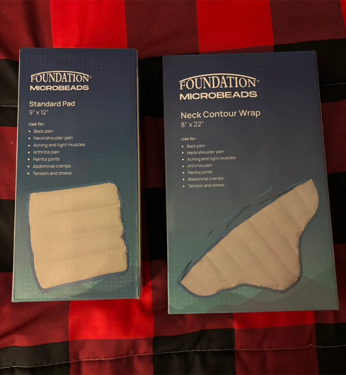 Foundation Microbeads Standard Pad & Neck Wrap Set