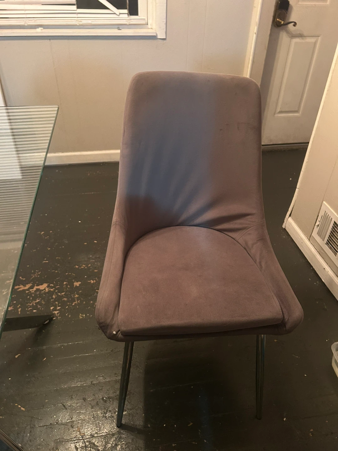 Glass kitchen table with 3 chairs included - photo 4
