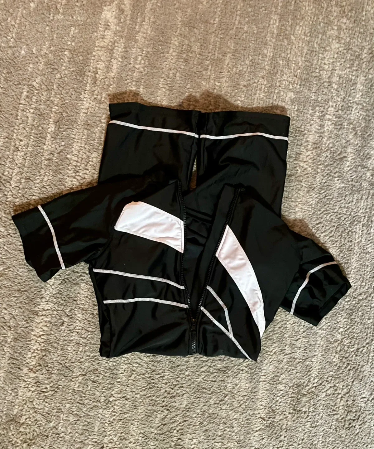 #Cleanout  One piece swim wear,zipper on the front image indicator(3)