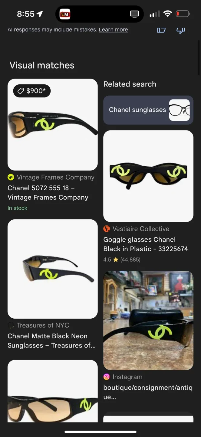 Chanel 5072 Sunglasses - Black Frame, Brown Lens image indicator(6)