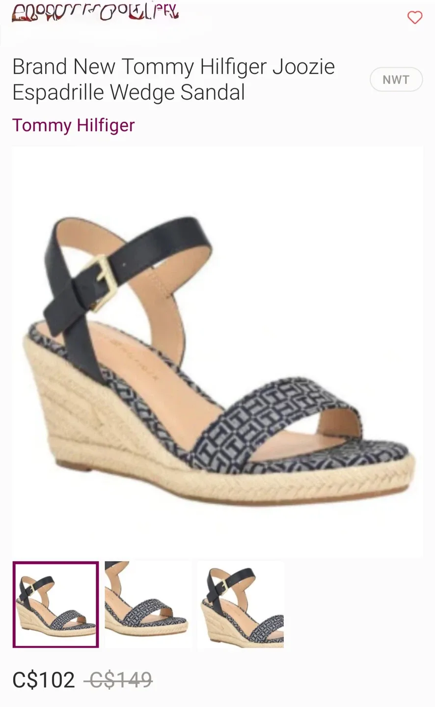Tommy Hilfiger Joozie Espadrille Wedge Sandals
