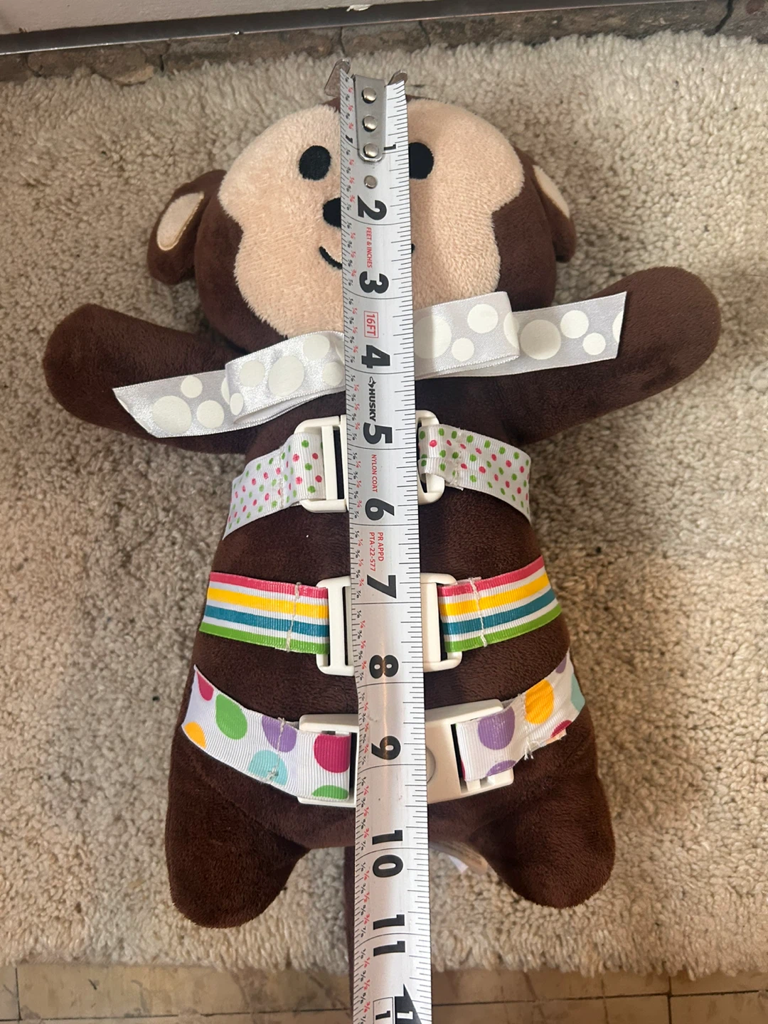 Buckle Toys monkey Plush Montessori 🥕 - photo 3