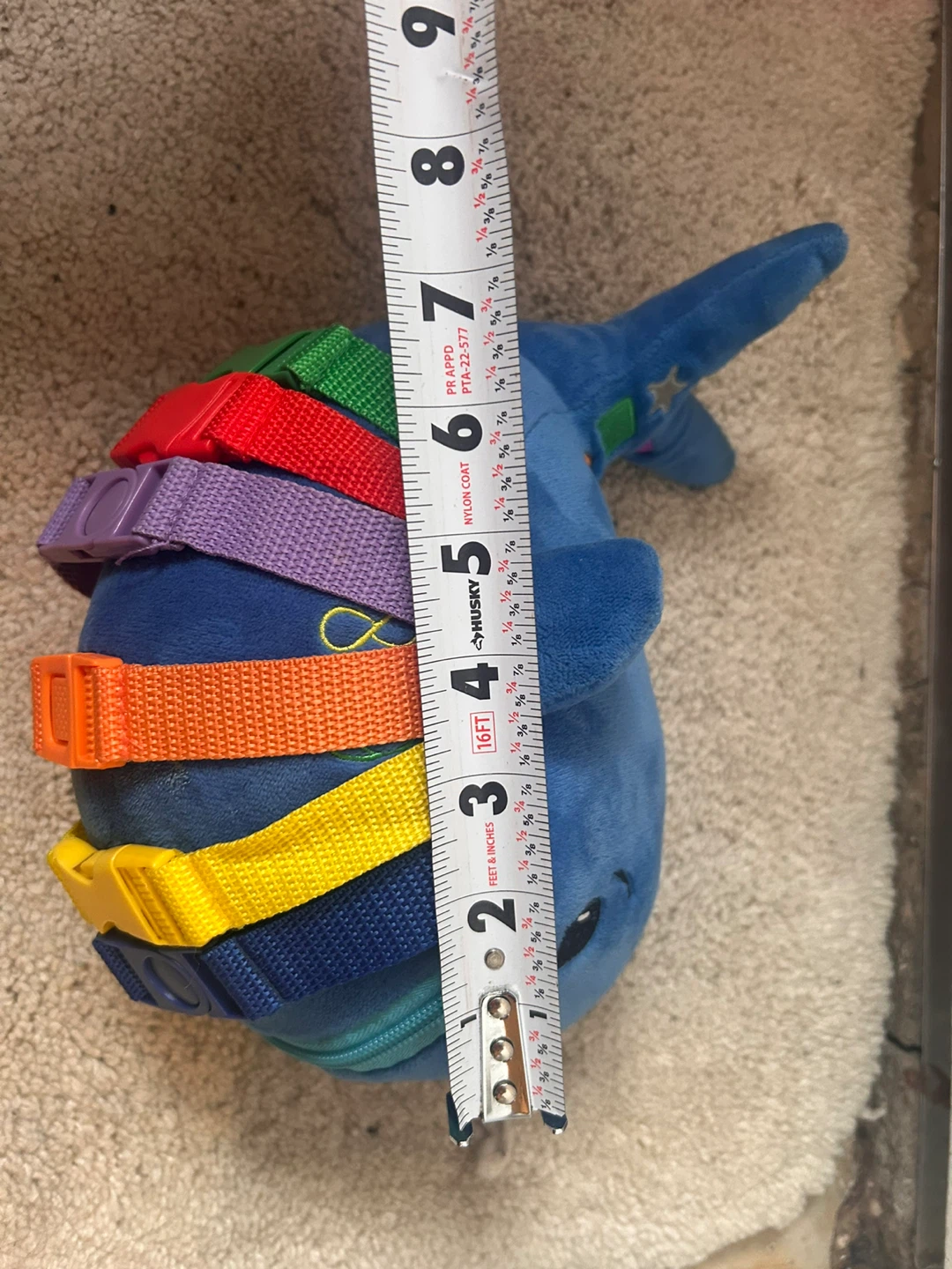 Buckle Toys Blu Whale Stuffed Animal Montessori 🥕 - photo 4