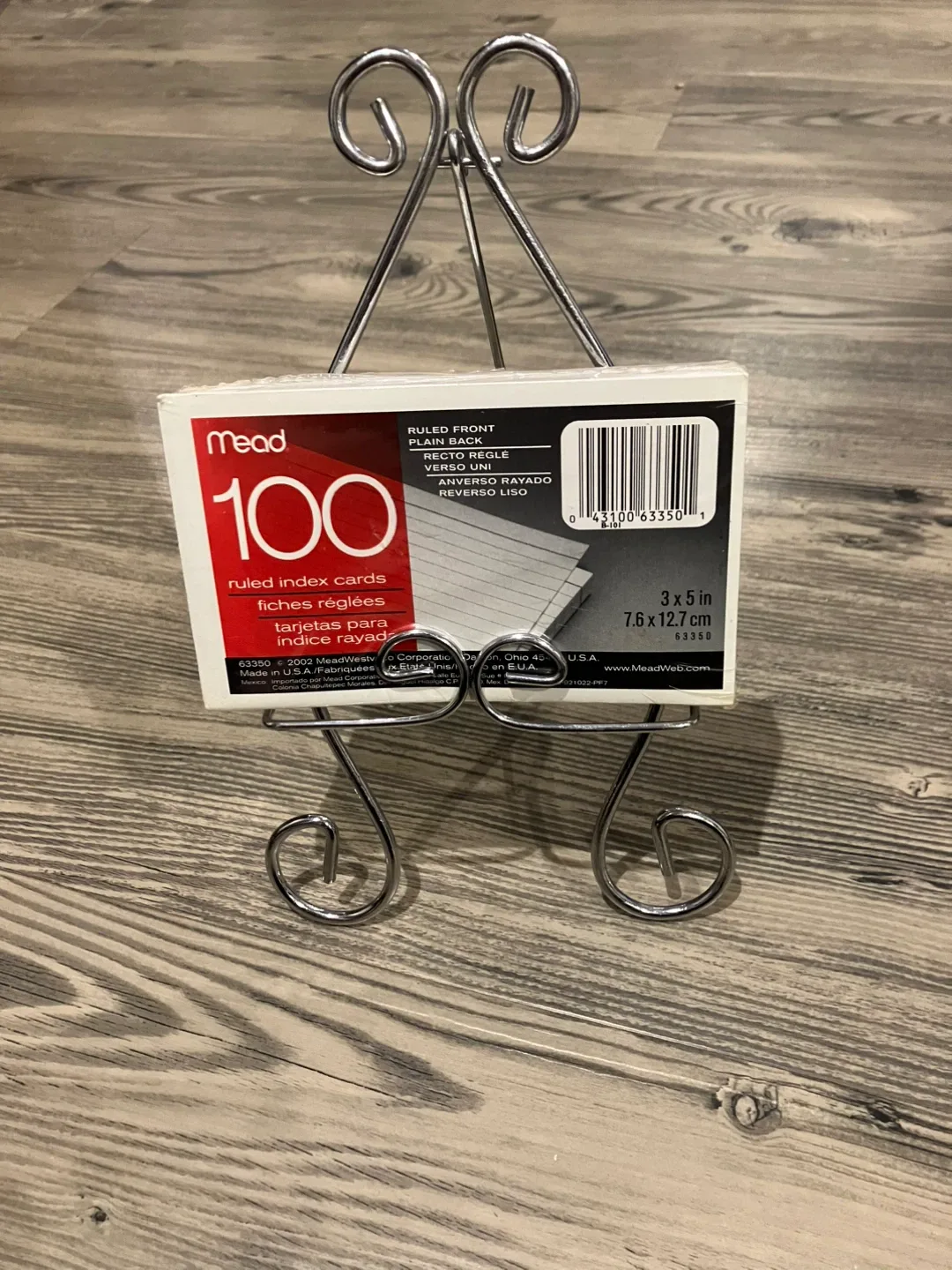 Silver Display Easel #Cleanout image indicator(4)