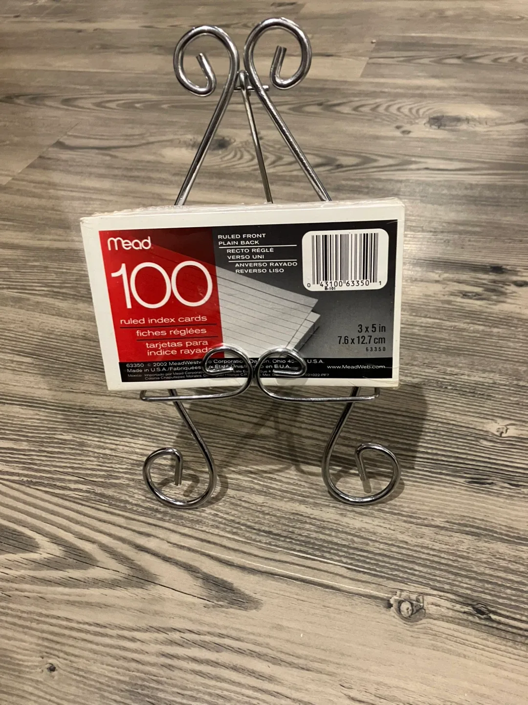 Silver Display Easel #Cleanout image indicator(3)