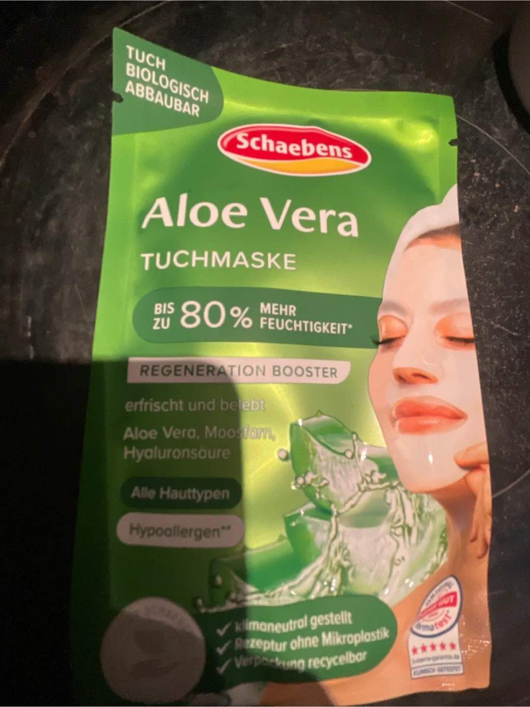 Schaebens Aloe Vera Tuchmaske