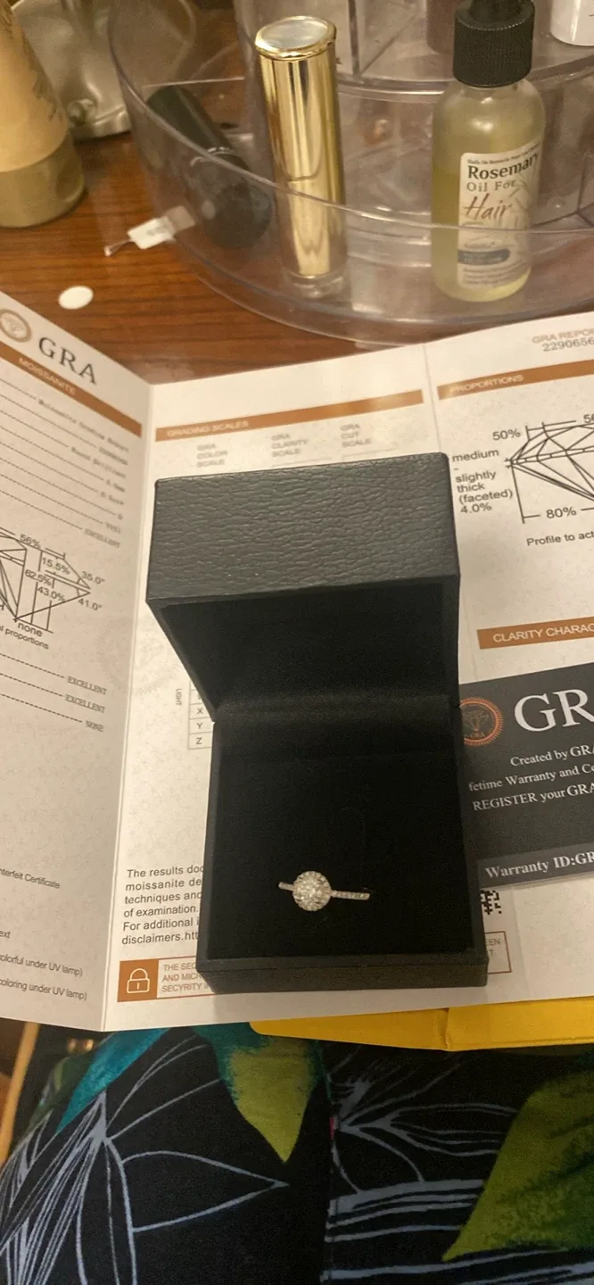 GRA Diamond Ring with Certificate image indicator(2)