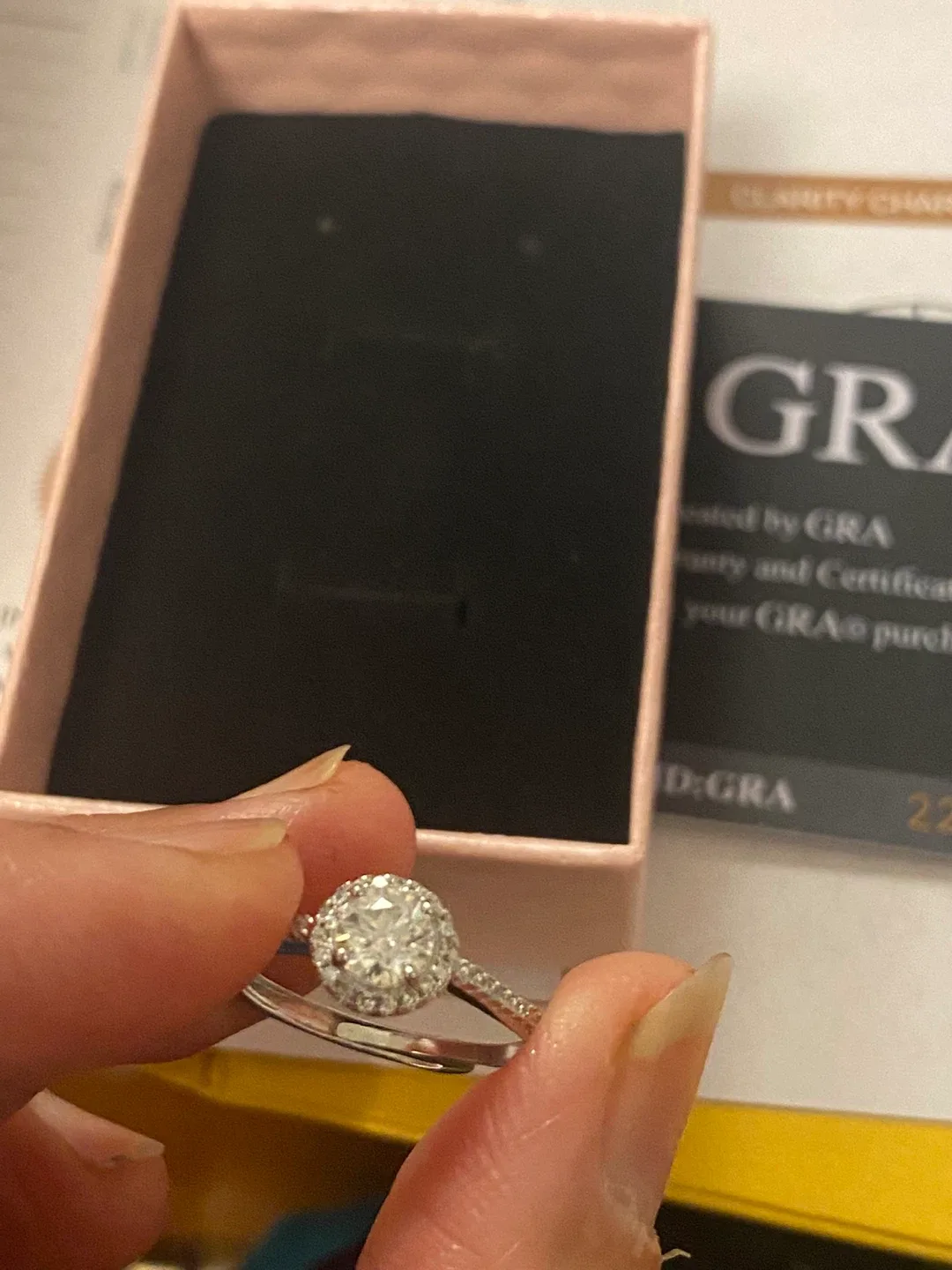 GRA Diamond Ring with Certificate