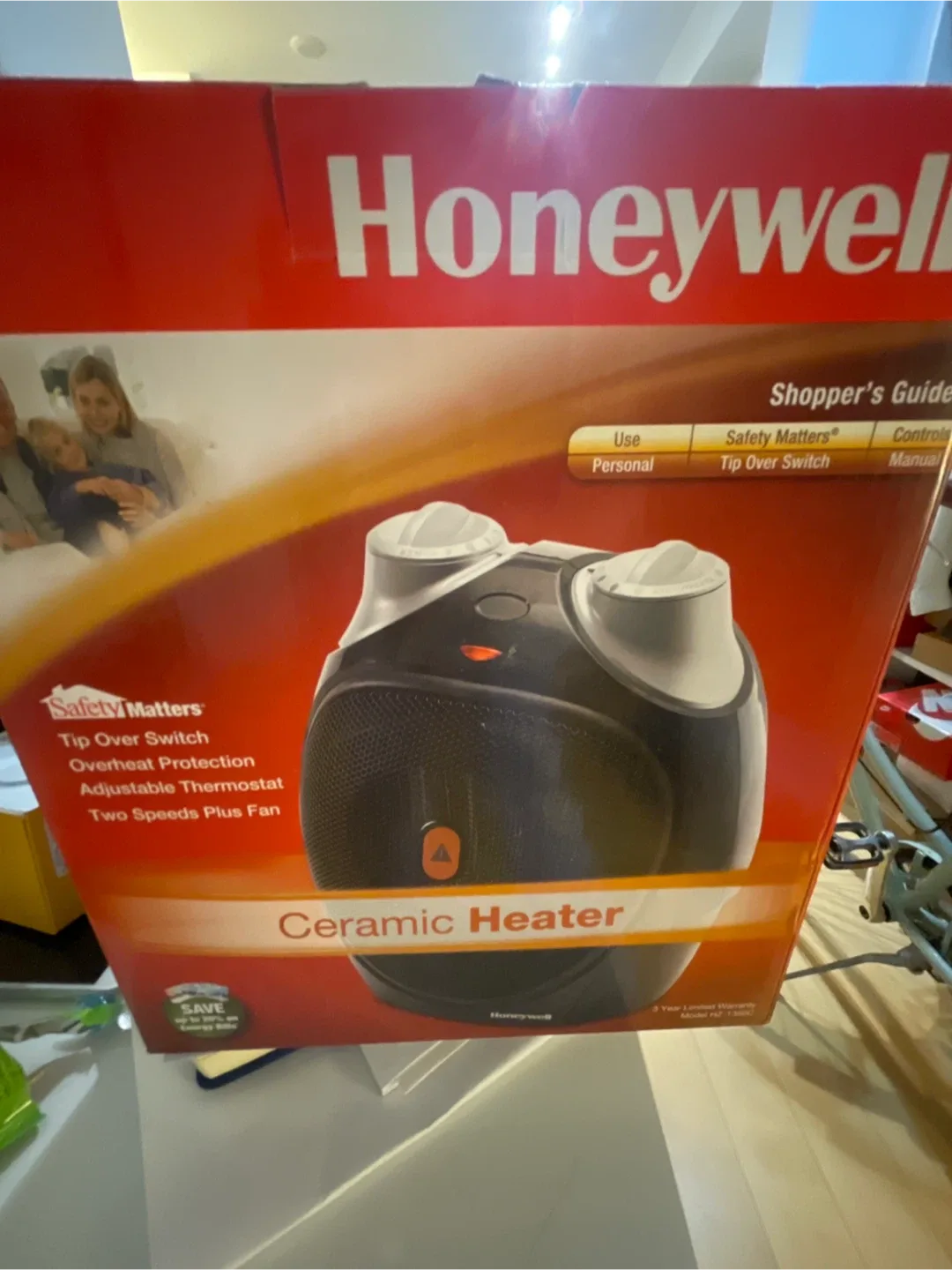 Honeywell Ceramic Heater - Like New!