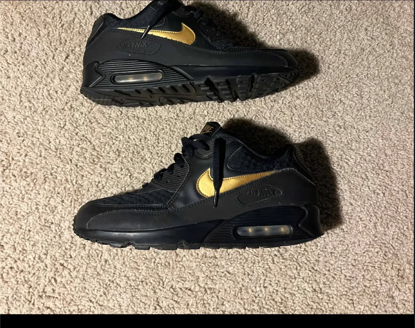 Nike Air Max 90 Essential - Black/Gold