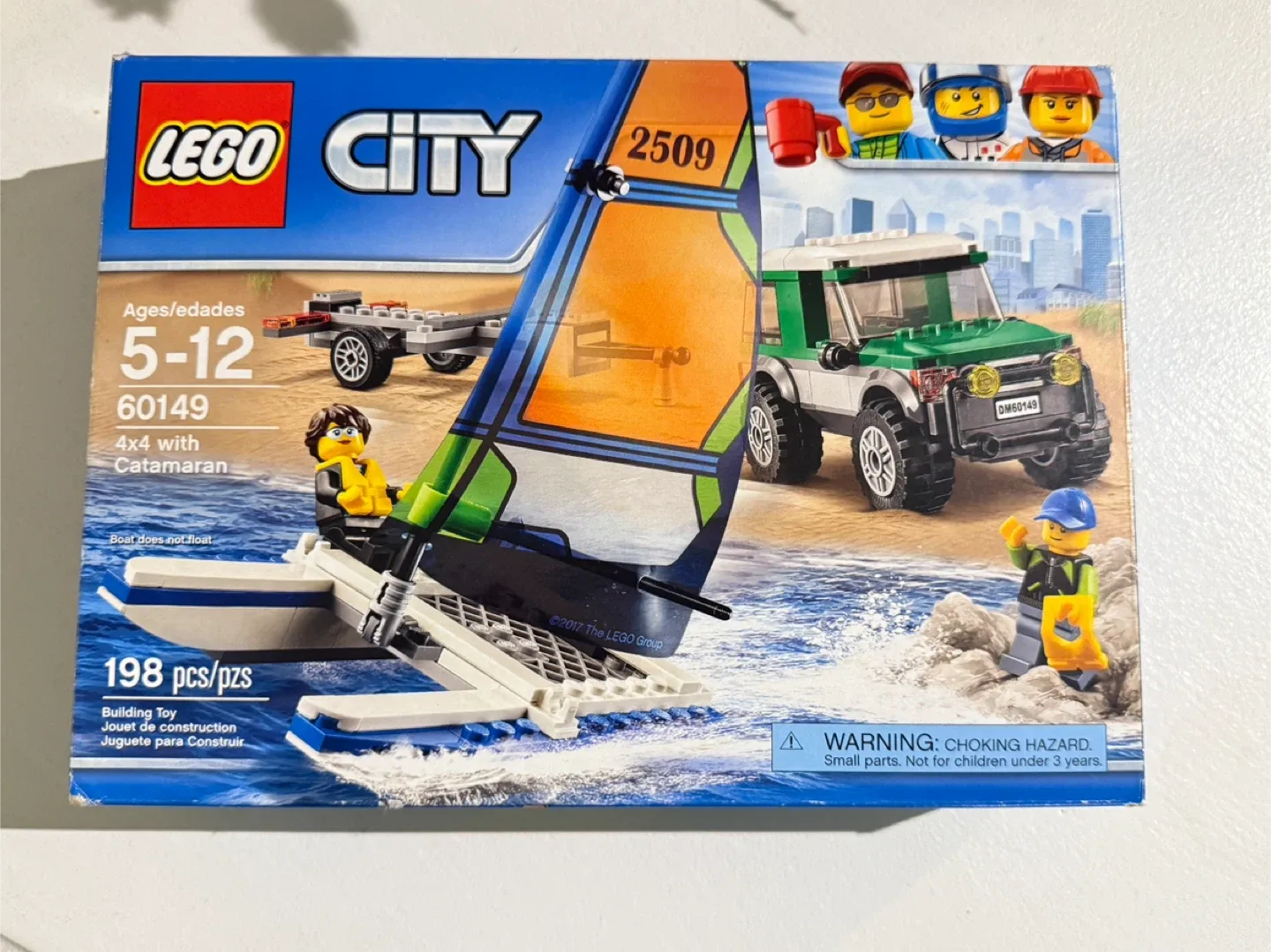 LEGO City 60149 4x4 with Catamaran - Ages 5-12