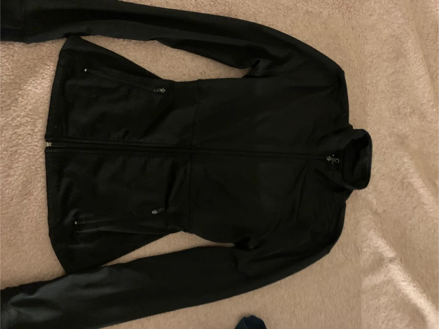 Black zip up Jacket