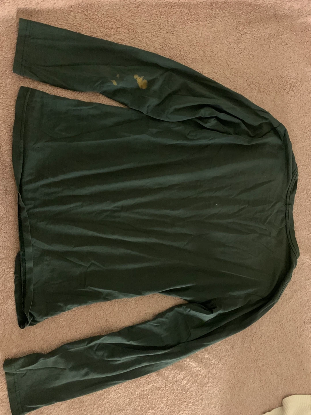 Mango Olive Green Long Sleeve Top - photo 3
