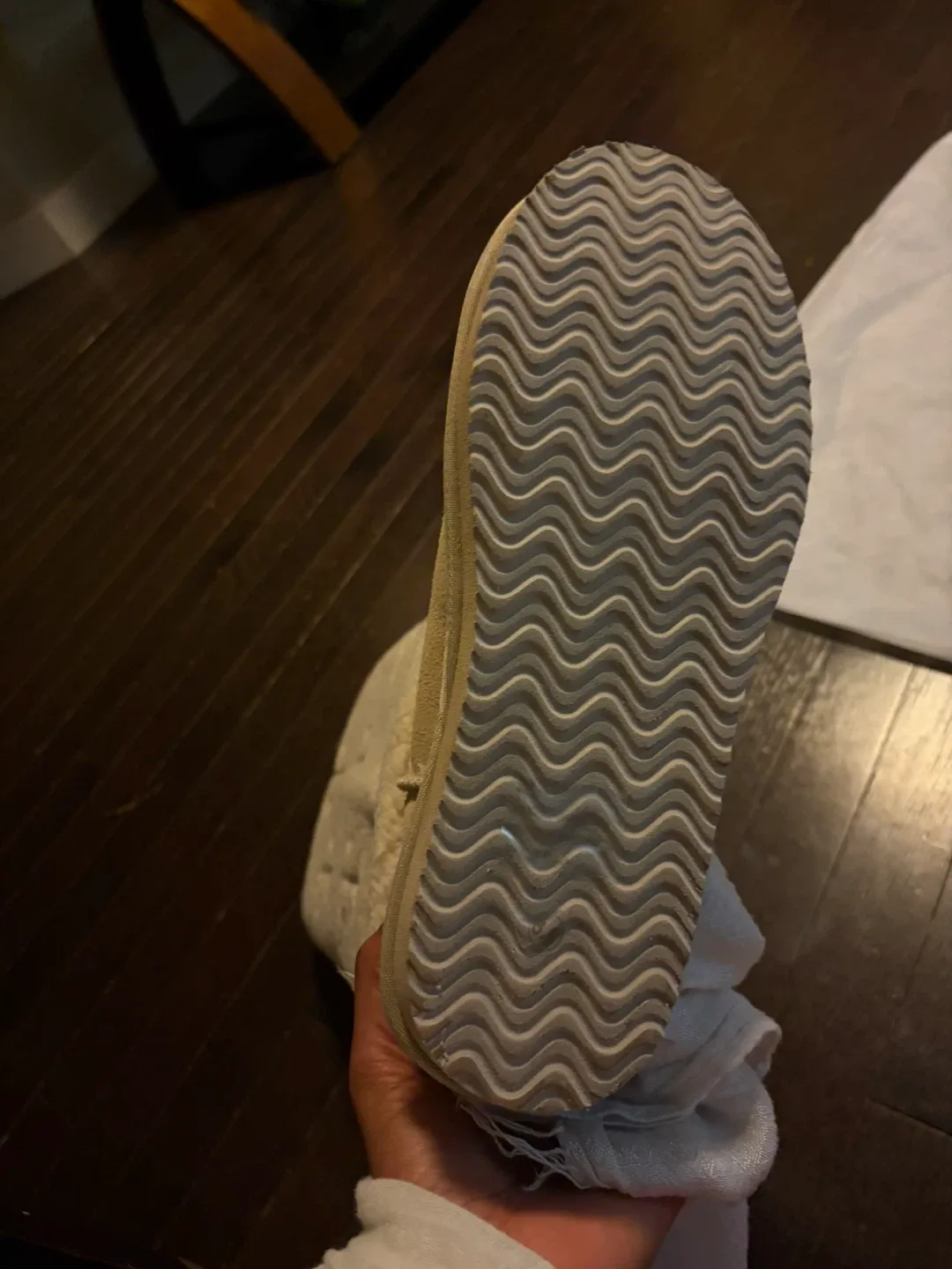 Chrome Hearts Beige Shearling Tall Boots image indicator(5)