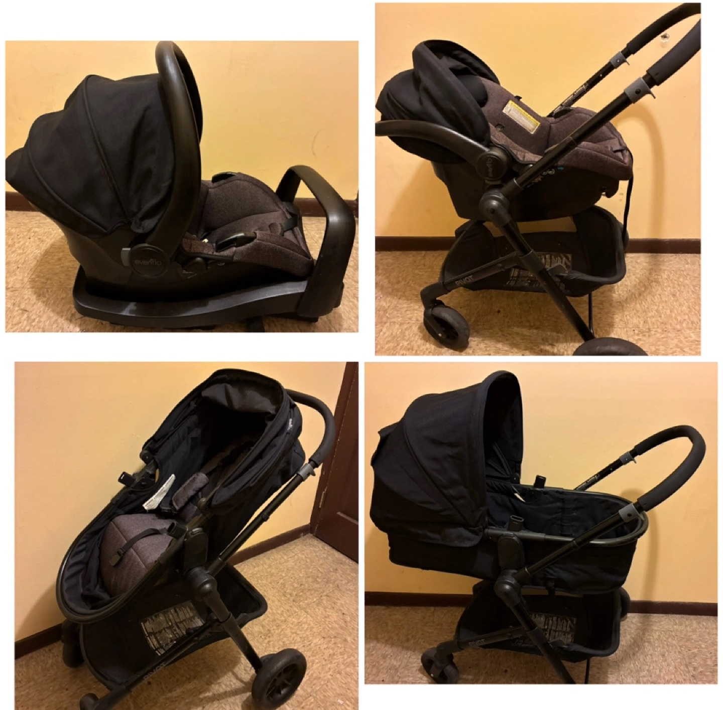 Evenflo Pivot Travel System Stroller & Car Seat