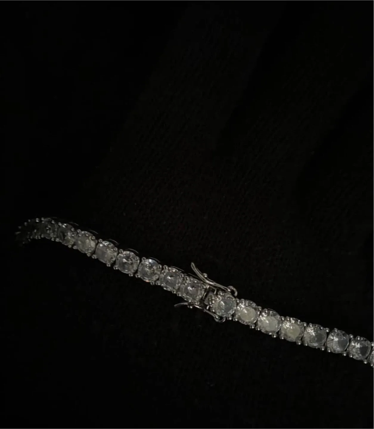 5mm Moissanite 20 Inch Tennis Chain image indicator(6)