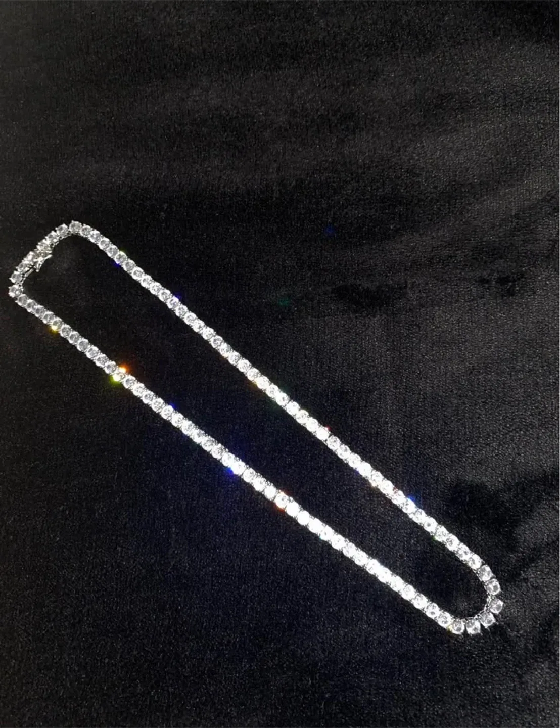 5mm Moissanite 20 Inch Tennis Chain image indicator(2)