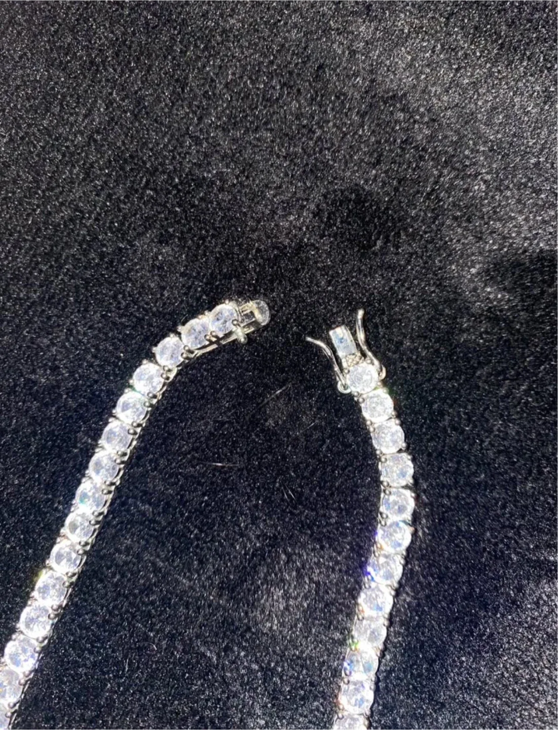 5mm Moissanite 20 Inch Tennis Chain image indicator(7)