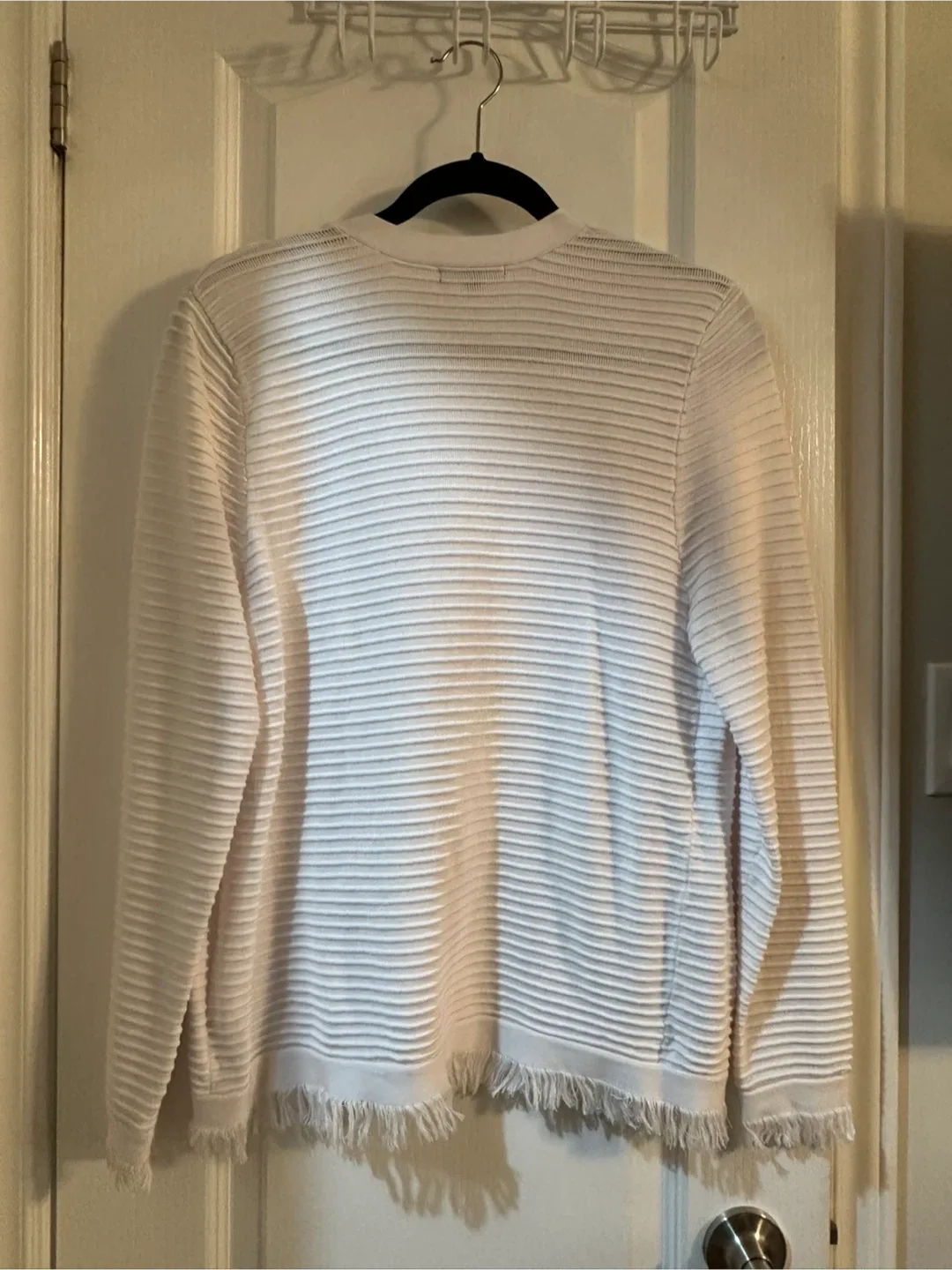 Joseph Ribkoff White Cardigan - Size Small image indicator(3)