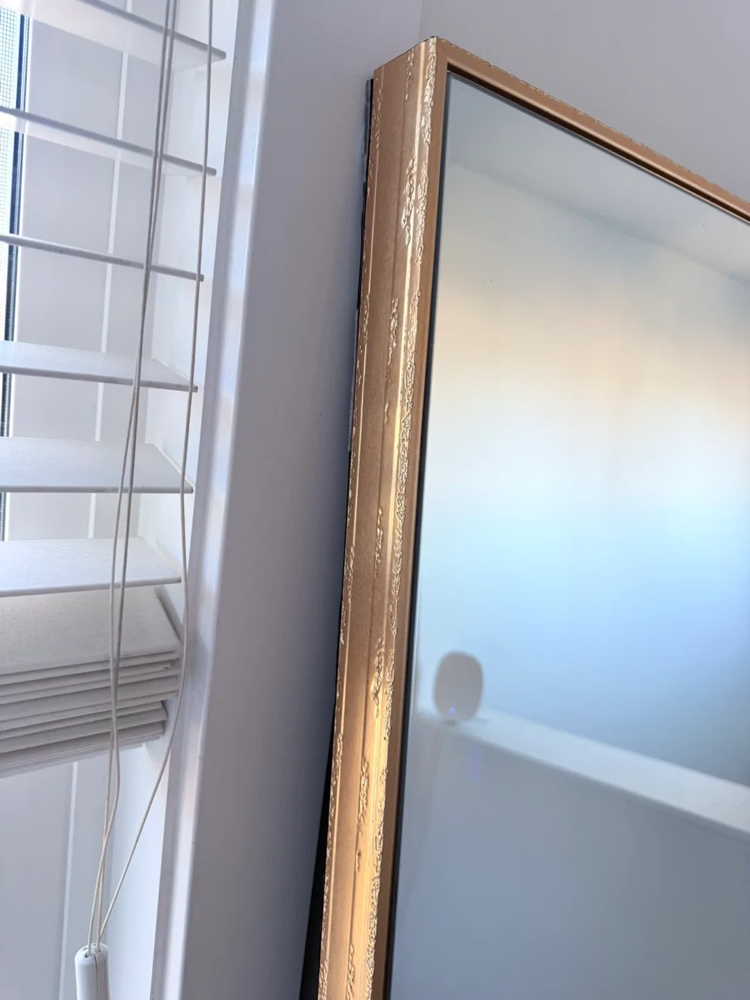 Large Wall Mirror with Gold Frame