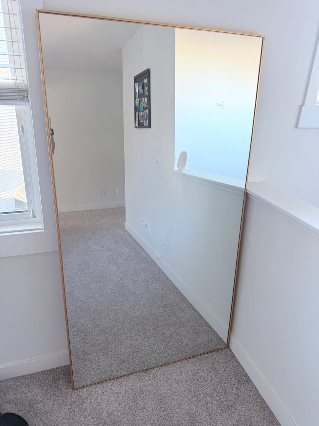 Large Wall Mirror with Gold Frame - photo 2