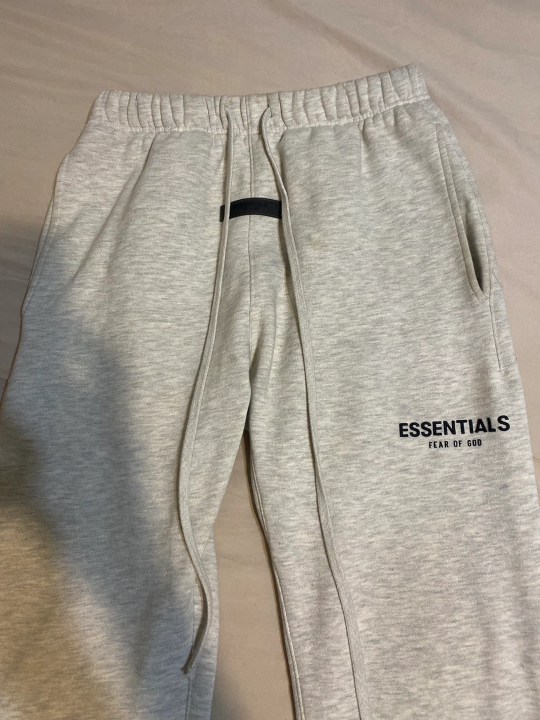 *AUTHENTIC* Essentials Pants (Light Oatmeal)