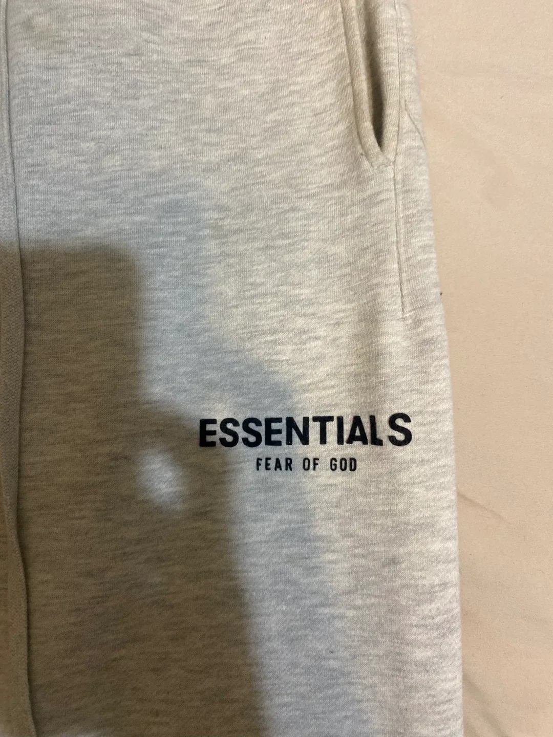 *AUTHENTIC* Essentials Pants (Light Oatmeal) image indicator(2)