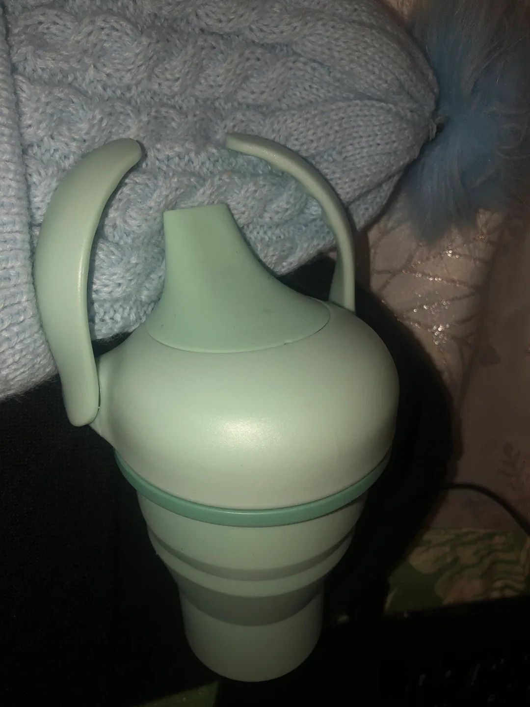 FREE 2 Touques NEW Green Sippy Cup #Cleanout image indicator(2)