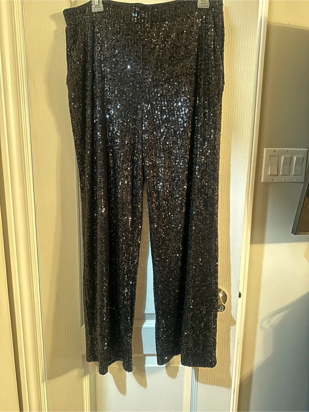Cable & Gauge Sequin Pants - Size L
