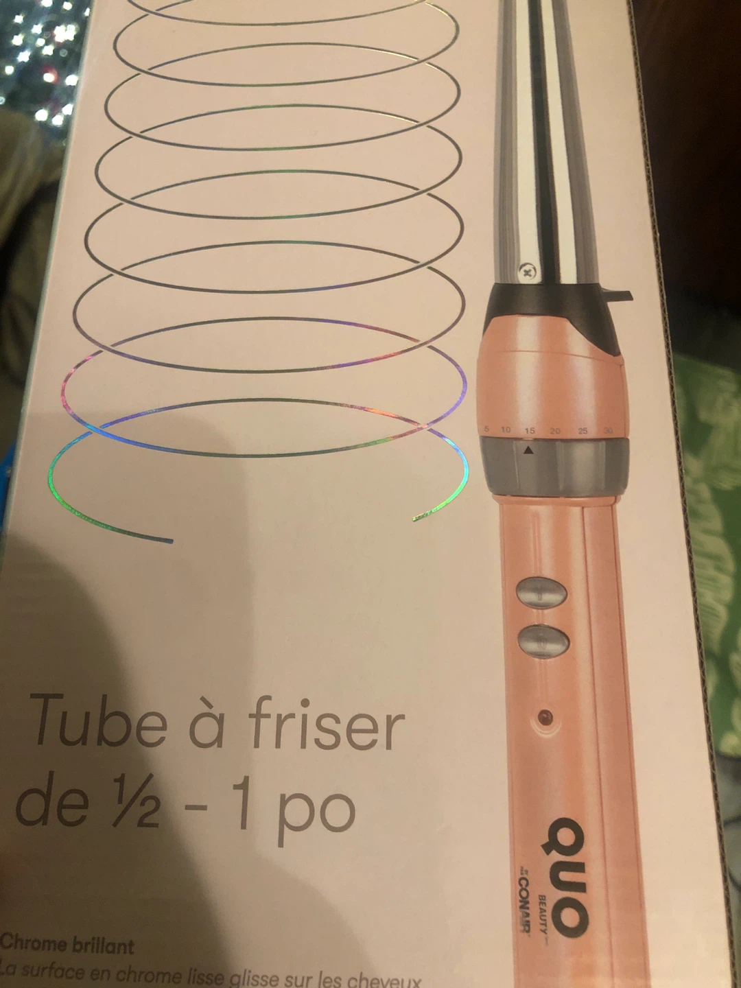 NEW Pink 1/2"-1" Curling Wand Iron ! #Cleanout - photo 5