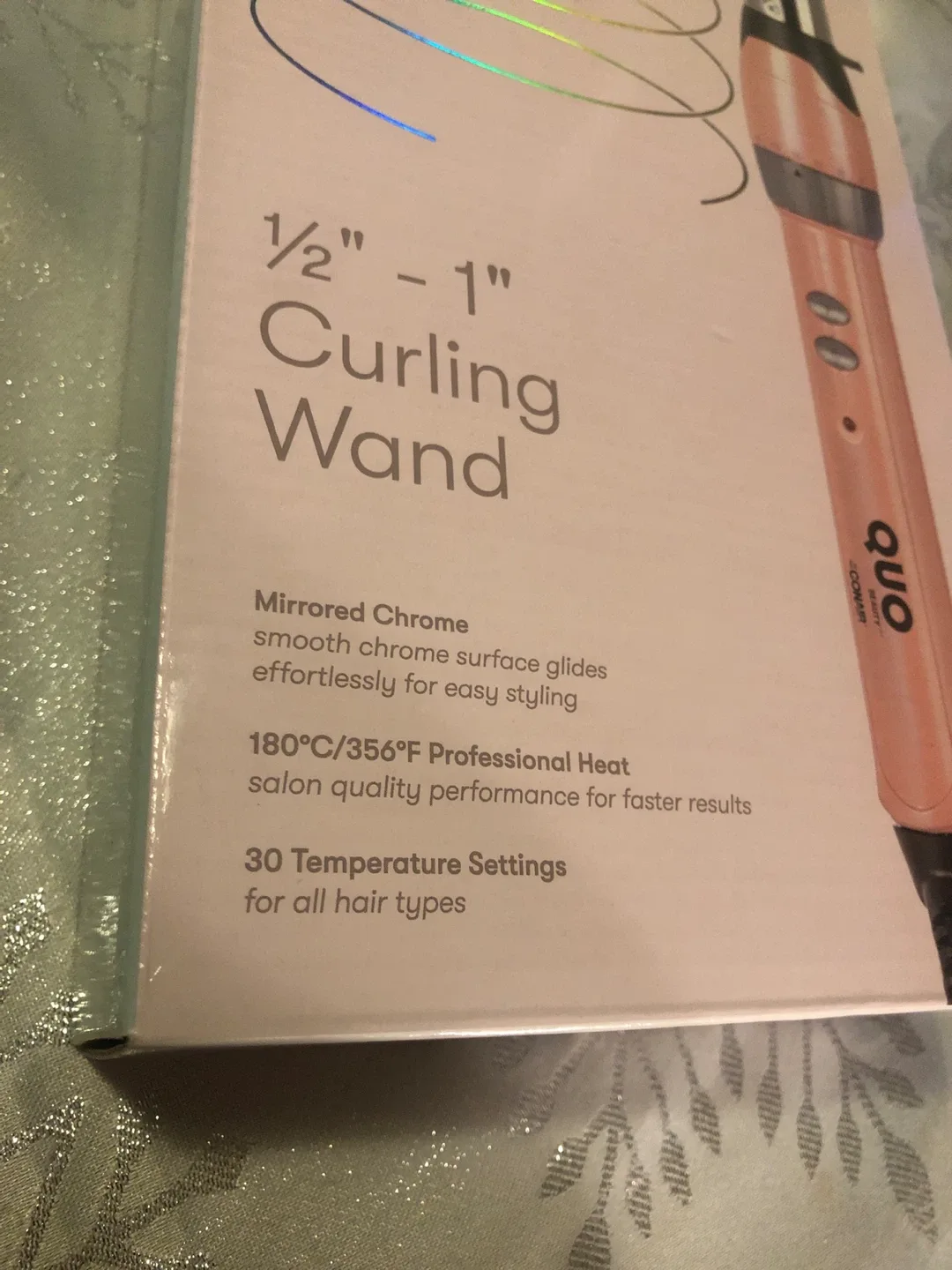 NEW Pink 1/2"-1" Curling Wand Iron ! #Cleanout image indicator(4)