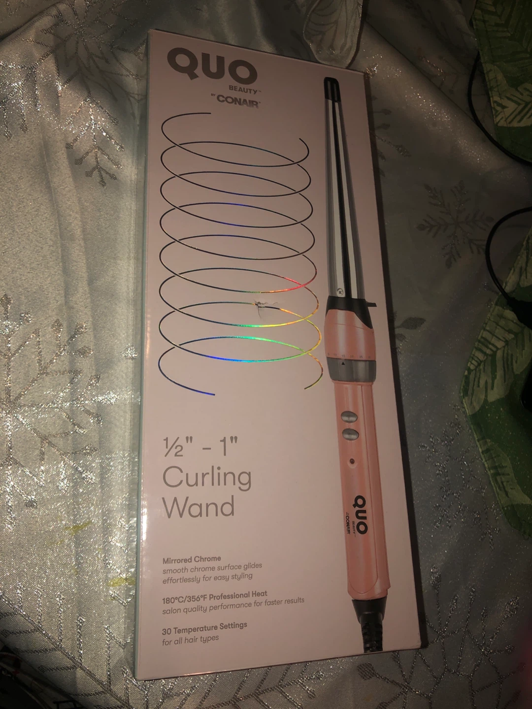 NEW Pink 1/2"-1" Curling Wand Iron ! #Cleanout - photo 2